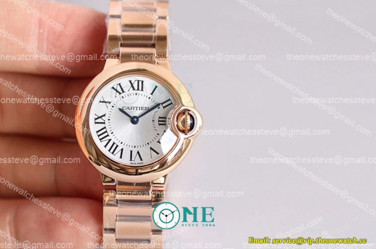 Cartier Ladies Balon WG880007 28mm – De Swiss RG Quartz Bleu 3KF Cartier RG 1223